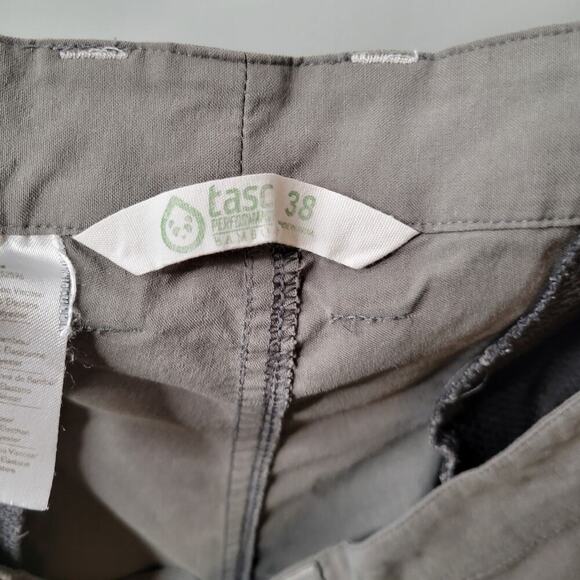 Tasc Performance Shorts Mens Size 38 L Grey 6" Cargo Bamboo Stretch Sustainable - Picture 3 of 9